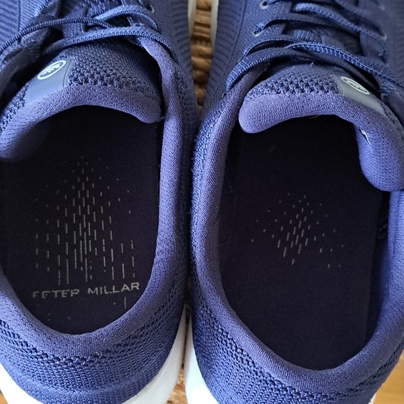 Peter Millar Mens Drift V2‎ Performance Golf/Athleisure  Navy Knit Sneakers 12.5